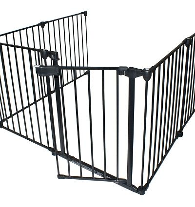 Adjustable Fire Screen with Gate