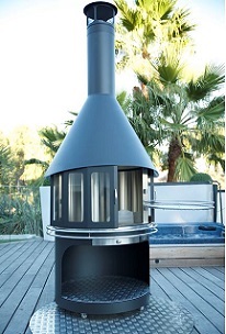 Shine BBQ Pizza Oven and fireplace