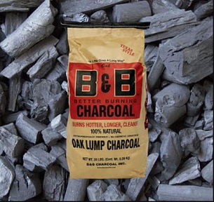 B&B Oak Lump Charcoal