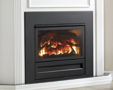 IS700 Gas Log Fire with 3 sided Fascia