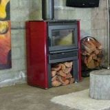 PE Neo 1.6 Red freestanding fireplace