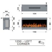AEF1250 LC Electric Fire