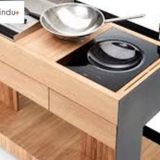Andu+ Induction Wok cooking surface